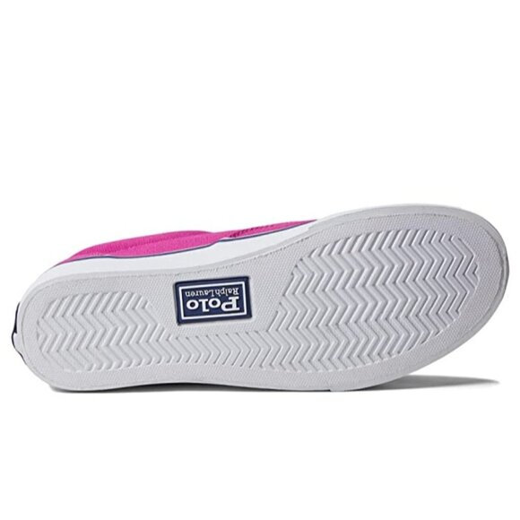 Polo Ralph Lauren Keaton-Pony Sneaker (Vivid Pink/Light Navy) Mens, Size 9, NIB - Picture 3 of 5